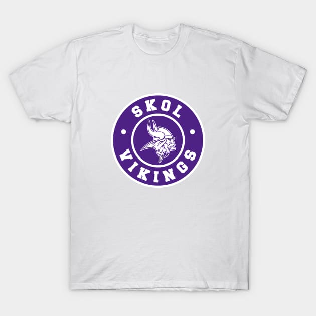 SKOL VIKINGS T-Shirt by BURN444